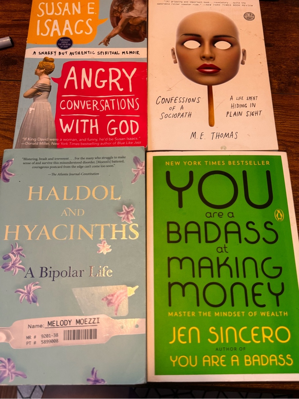 Set of 4 Paperback Books - Motivational & Memoirs